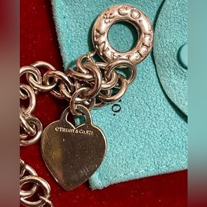 Authentic Tiffany & Co Heart Toggle Bracelet
